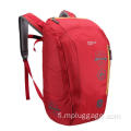 Punainen matkalaukun reppu retkeilyvarusteen koulupussi